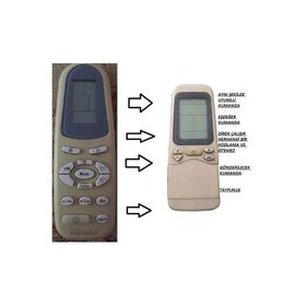 Tayfun Vestel Eşdeğer Klima Kumandası