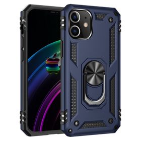 Tazador Iphone 12 Lacivert Mini Sofya Yüzüklü Silikon Kapak Kılıf