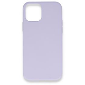 Tazador iPhone 12 Nano İçi Kadife Lila Silikon Kılıf