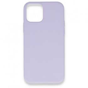 Tazador iPhone 12 Nano İçi Kadife Lila Silikon Kılıf
