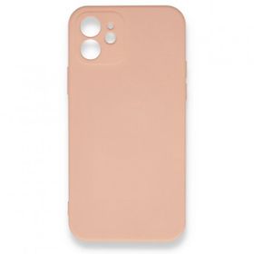 Tazador iPhone 12 Nano İçi Kadife Pudra Silikon Kılıf