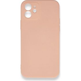 Tazador iPhone 12 Nano İçi Kadife Pudra Silikon Kılıf