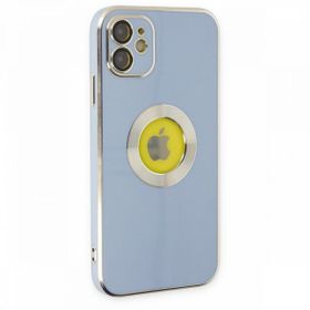 Tazador iPhone 12 Store Sierra Blue Silikon Kılıf