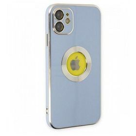 Tazador iPhone 12 Store Sierra Blue Silikon Kılıf