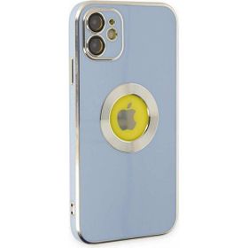 Tazador iPhone 12 Store Sierra Blue Silikon Kılıf