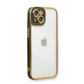 Tazador iPhone 13 Liva Lens Silikon Siyah Kılıf