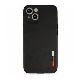 Tazador iPhone 13 Loop Deri Silikon Siyah Kılıf
