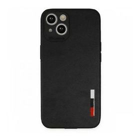 Tazador iPhone 13 Loop Deri Silikon Siyah Kılıf