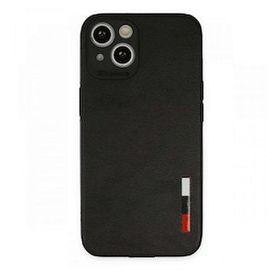 Tazador iPhone 13 Loop Deri Silikon Siyah Kılıf