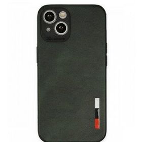 Tazador iPhone 13 Loop Deri Silikon Yeşil Kılıf