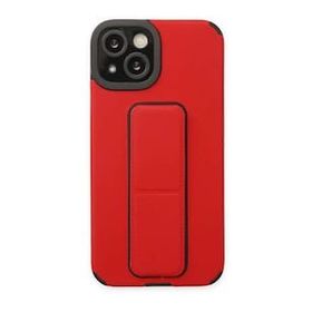 Tazador iPhone 13 Mega Standlı Silikon Kırmızı Kılıf