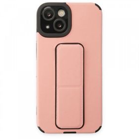 Tazador iPhone 13 Mega Standlı Silikon Pudra Kılıf