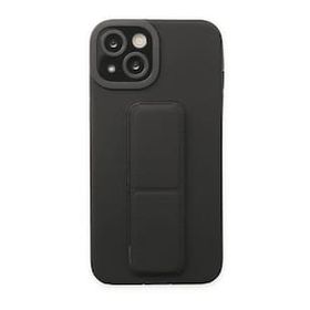 Tazador iPhone 13 Mega Standlı Silikon Siyah Kılıf