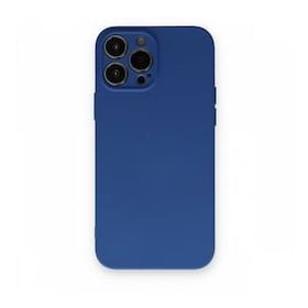 Tazador iPhone 13 Pro Nano İçi Kadife Lacivert Silikon Kılıf