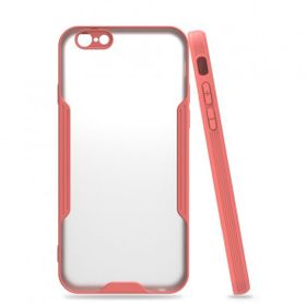 Tazador iPhone 6 Platin Pembe Silikon Kılıf