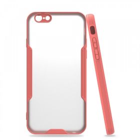 Tazador iPhone 6 Platin Pembe Silikon Kılıf