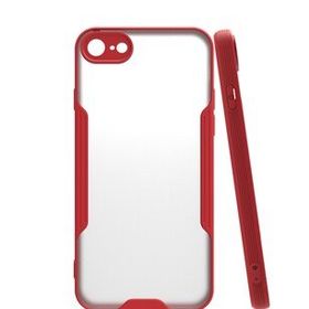 Tazador iPhone 7 Platin Kırmızı Silikon Kılıf