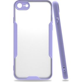 Tazador iPhone 7 Platin Lila Silikon Kılıf