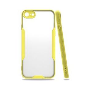 Tazador iPhone 7 Platin Sarı Silikon Kılıf
