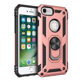 Tazador iPhone 7 Sofya Yüzüklü Rose Silikon Kapak Kılıf