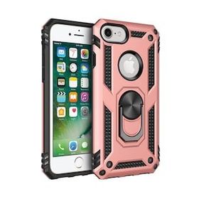 Tazador iPhone 7 Sofya Yüzüklü Rose Silikon Kapak Kılıf