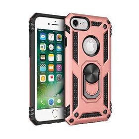 Tazador iPhone 7 Sofya Yüzüklü Rose Silikon Kapak Kılıf