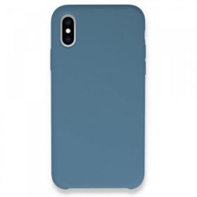 Tazador iPhone X Lansman Legant Açık Mavi Silikon Kılıf