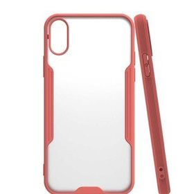 Tazador iPhone X Platin Pembe Silikon Kılıf