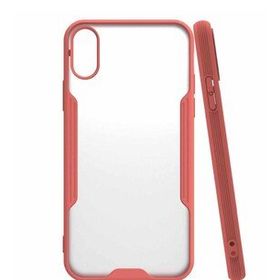 Tazador iPhone X Platin Pembe Silikon Kılıf
