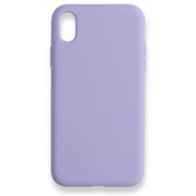 Tazador iPhone XR Nano İçi Kadife Lila Silikon Kılıf