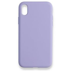 Tazador iPhone XR Nano İçi Kadife Lila Silikon Kılıf