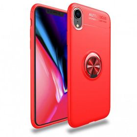 Tazador iPhone Xr Range Yüzüklü Kırmızı Silikon Kılıf