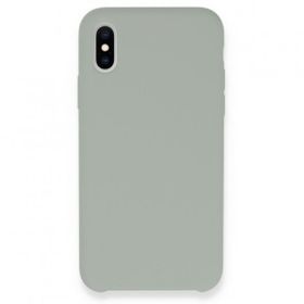 Tazador iPhone XS Lansman Legant Açık Gri Silikon Kılıf
