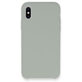 Tazador iPhone XS Lansman Legant Açık Gri Silikon Kılıf