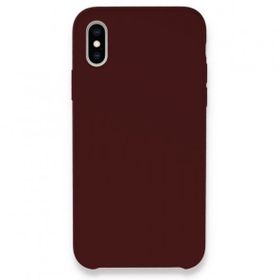 Tazador iPhone XS Lansman Legant Bordo Silikon Kılıf