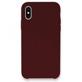 Tazador iPhone XS Lansman Legant Bordo Silikon Kılıf