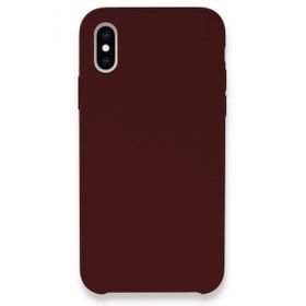 Tazador iPhone XS Lansman Legant Bordo Silikon Kılıf