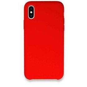 Tazador iPhone XS Lansman Legant Kırmızı Silikon Kılıf