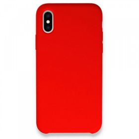 Tazador iPhone XS Lansman Legant Kırmızı Silikon Kılıf