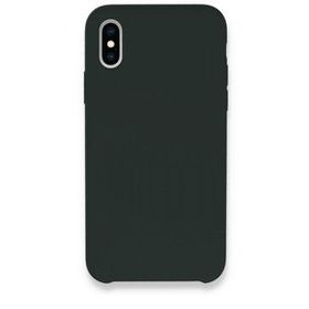 Tazador iPhone XS Lansman Legant Koyu Yeşil Silikon Kılıf
