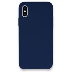 Tazador iPhone XS Lansman Legant Lacivert Silikon Kılıf