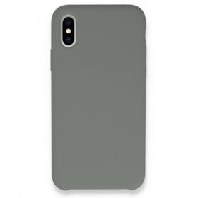 Tazador iPhone XS Max Lansman Legant Gri Silikon Kılıf