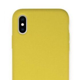 Tazador iPhone XS Max Lansman Legant Sarı Silikon Kılıf