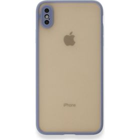 Tazador iPhone XS Max Montreal Gri Silikon Kapak Kılıf