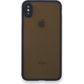 Tazador iPhone XS Max Montreal Lacivert Silikon Kapak Kılıf