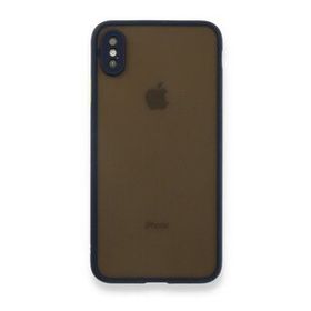 Tazador iPhone XS Max Montreal Lacivert Silikon Kapak Kılıf