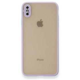 Tazador iPhone XS Max Montreal Mor Silikon Kapak Kılıf