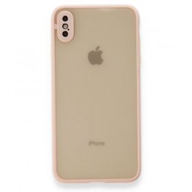 Tazador iPhone XS Max Montreal Pembe Silikon Kapak Kılıf