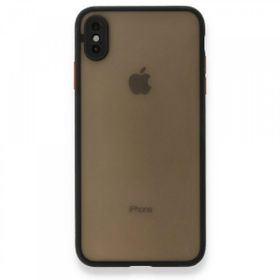 Tazador iPhone XS Max Montreal Siyah Silikon Kapak Kılıf