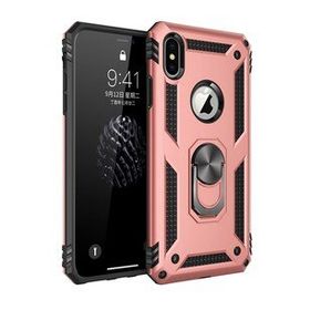 Tazador iPhone XS Max Sofya Yüzüklü Rose Silikon Kapak Kılıf